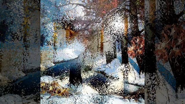 Томас Сухотин смотрит картины Виктора Быкова... смотреть онлайн