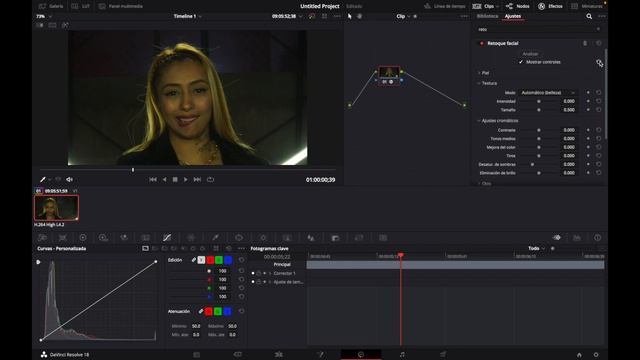 Retoque Facial en Davinci Resolve Studio 18 | Tutorial смотреть онлайн