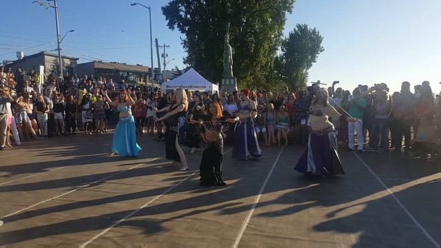 Saidi Cane dance w/students when I was 8.5mo pregnant смотреть онлайн