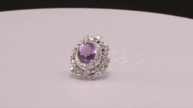 Oval Amethyst Ring