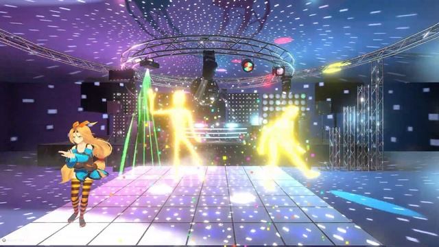 Детская дискотека с интерактивными отражениями.