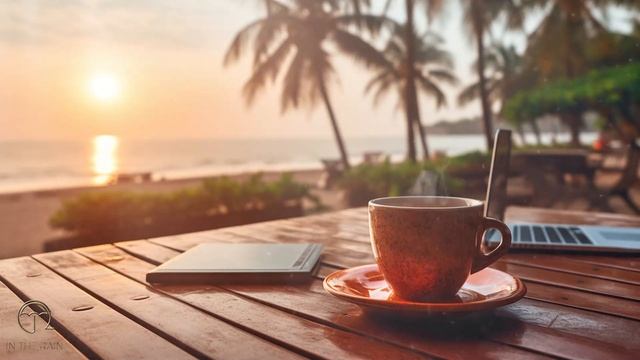 Summer Jazz - Атмосфера приморского кафе с джазовой музыкой и звуком океанских волн для отдыха #2 смотреть онлайн