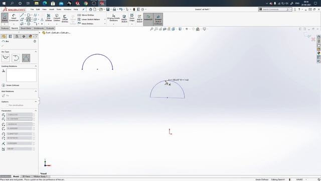 SolidWorks Tutorials for beginners - Sketch tools #1