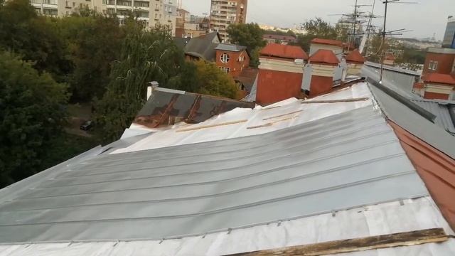 ТСЖ Ульянова. Начало покрытия. смотреть онлайн