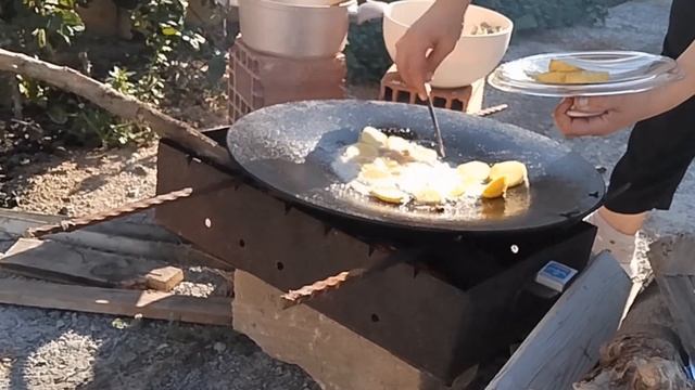 МОЯ ЭКОНОМНАЯ ЖИЗНЬ В БАКУ  ГОТОВКАСАДЖГОТОВЛЮ НА КОСТРЕ