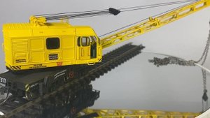 Модель крана КЖДЭ16 в масштабе 1:87