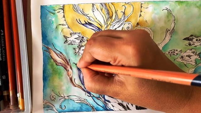 Whitenights Watercolor | Shadowscapes | Stephanie Pui Mun Law |