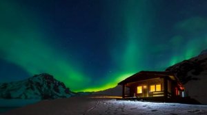 Футаж №184 Северное сияние