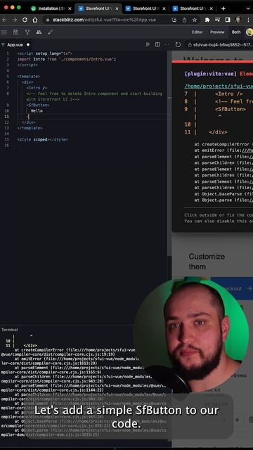 Try Storefront UI directly in your browser #coding #javascript #programming