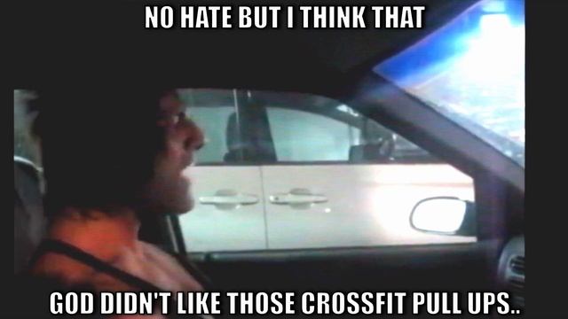 Crossfit pull ups..