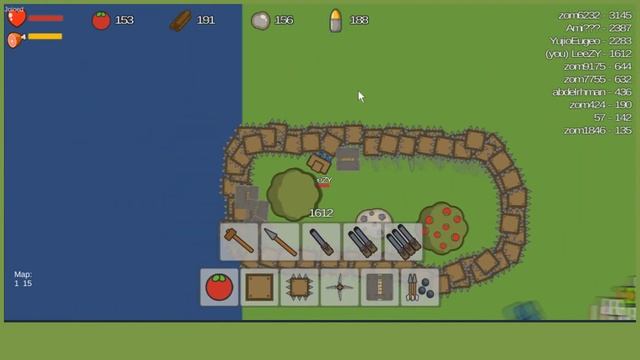 ZOMZOM.IO HUGE INVASION !!! BUILDING A CASTLE (MORE ZOMBIES  UPDATE) ZOMZOM.IO смотреть онлайн