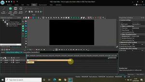 How to apply a blur fade in effect in VSDC Free Video Editor?