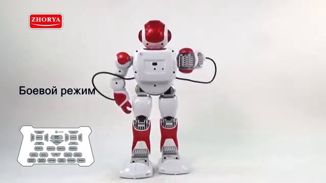Радиоуправляемый робот Зет Альфа, ракеты присоски, свет, звук   ZYA A2739 2 смотреть онлайн