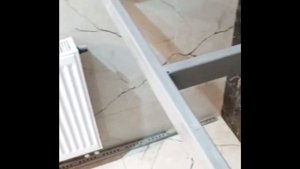 Каркас для раковины из керамогранита.