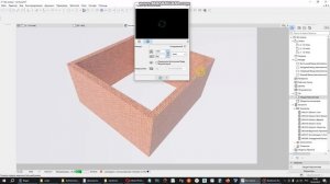 Разная текстура в 3d и на визуализации в архикаде. На рендере не видно текстуру. Пропал материал.