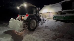 мтз 82 чистка снега у дома