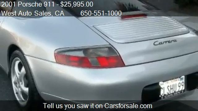 2001 Porsche 911 Carrera Coupe - for sale in Belmont, CA 940 смотреть онлайн