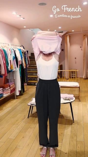 Les vêtements en français