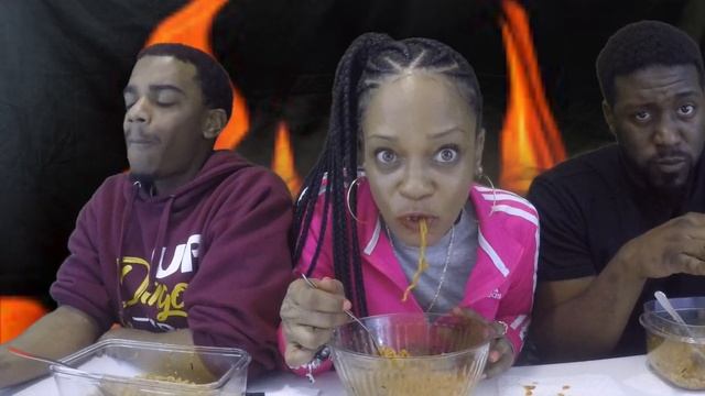 2x Spicy Noodle Challenge!!!!! UGH MY SON AND BROTHER COULDNT EVEN HANG!!!!