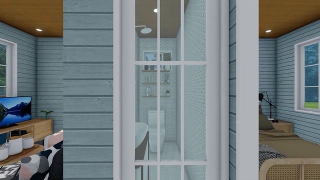 Living Large in a Small Space: 4x8m (13x27ft) Wooden Tiny House