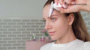 Массажер-скребок с микротоками гуаша для лица m915, Gezatone