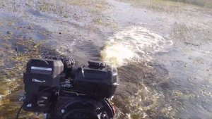 Лодочный мотор болотоход Lonchin H200, тайский винт 7.5 дюймов