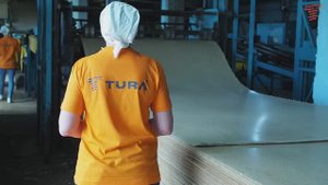 TURA - Туринский ЦБЗ производство ДВП после капитального ремонта линии май 2021 год.
