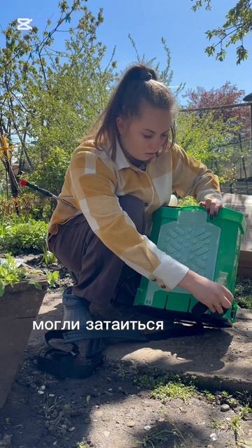 Обработка сада с Опрыскивателем BS-10
