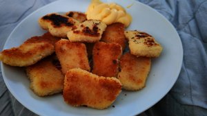 деревенский обед в пятницу, наггетсы, жизнь в деревне