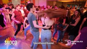 Alexandr Pshatov and Valeria Kataykina Salsa Dancing at Respublika Days 9, Sunday 05.05.2019