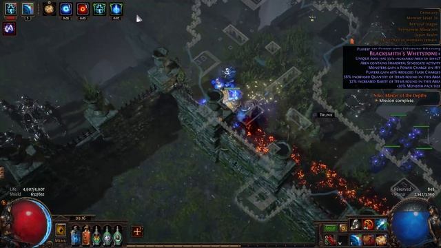 POE3.5 Hierophant- Echo Ice Spear and Freeze Pulse Totems
