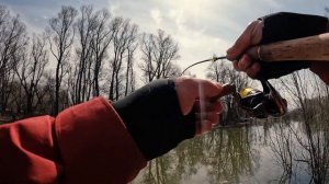 Трофейный мормышинг! Мормышинг весной на малой реке. Рыбалка на мормышку 2024