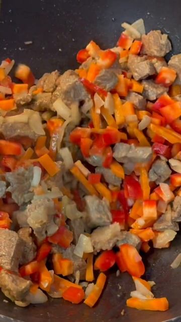 Овощи и мясо - идеальное сочетание #рецепты #готовимдома #вкусно смотреть онлайн