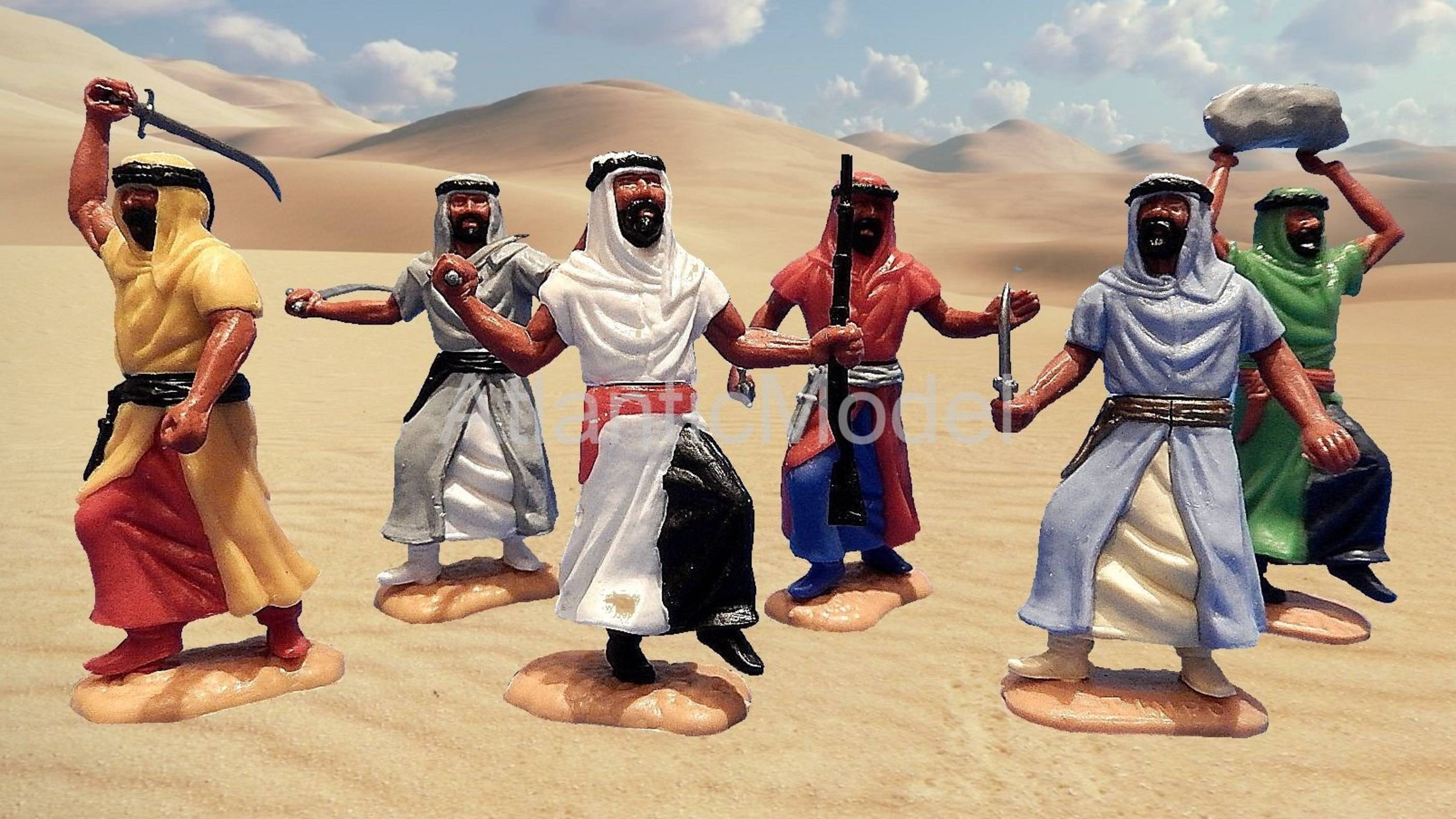 солдатики Timpo №39 Арабы пешие 6 фигур 6 поз смотреть онлайн