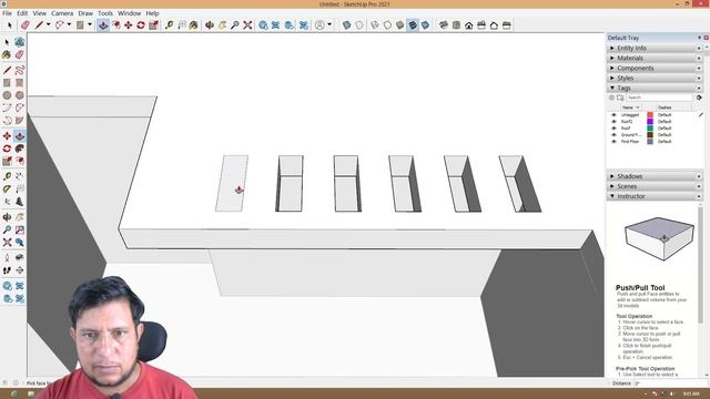 Modern Villa Design with Sketchup 2021 Tutorial #1