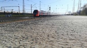 ЭС1-??? Со скоростным поездом №809 "Ласточка" Кисловодск-Ростов-на-Дону-Краснодар