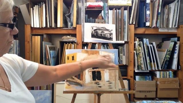 Piazza Cortona, Italy - Step by Step Preparation and Painting смотреть онлайн