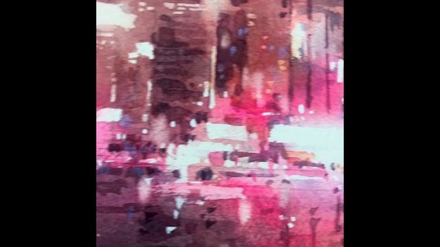 How I painted this - a night view of the city harbor (watercolor landscape painting) смотреть онлайн