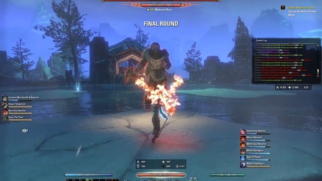 ESO - vMA (magblade) - Rink of Frozen Blood (Stage 5) - First time trying, endless despair