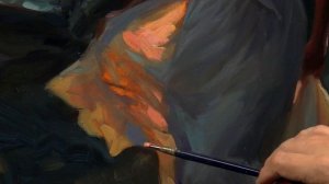 Sunset Girl Oil painting by Vladimir Volegov