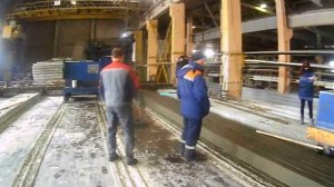 Формовка перемычек ПБ-3 на формующей машине Tensyland. 1200