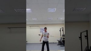 Фланкировка пикой  палкой тренинг 2013г