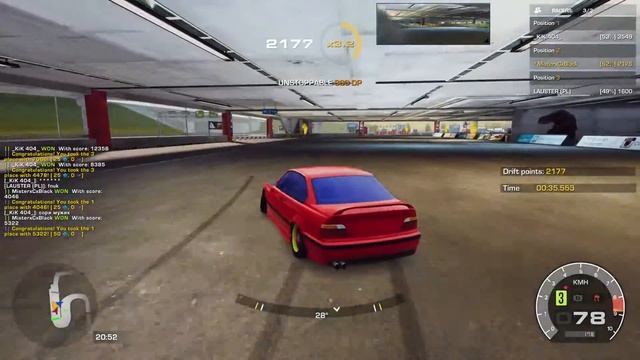 CarX Drift Racing Online - Wütend (BMW M3 E36 Candy Red) MultiPlayer смотреть онлайн