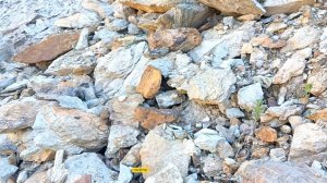 Меднорудянское месторождение, Нижний Тагил. зона обрушения пород на месте старого шурфа .