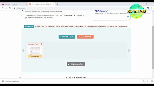 Merubah PDF ke Word dengan mudah dan cepat tanpa aplikasi смотреть онлайн
