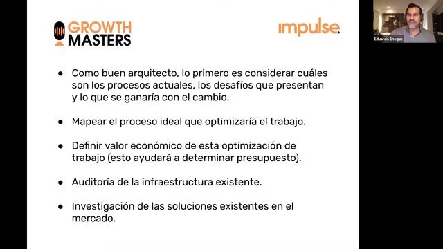 Tech Stack: crea una infraestructura apta para el crecimiento de tu negocio. Growth Masters Ep 11