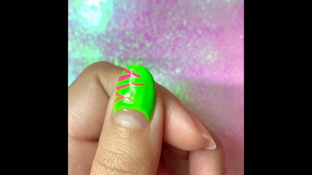 Neon Zebra Tips Nail Art Tutorial by I Scream Nails смотреть онлайн