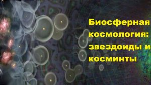 Биосферная космология: "звездоиды" и "косминты"