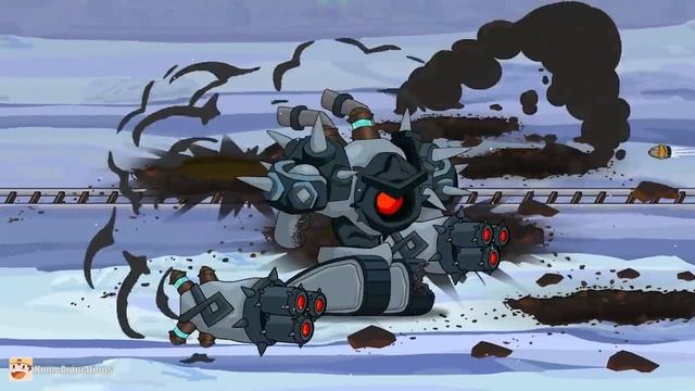 HomeAnimations - Мультики про танки  Щит Морока, тяжелый калибр Арт-Монстра, мощь разрушителя, спосо