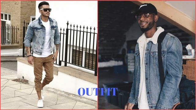 HOW TO STYLE MENS DENIM JACKET (CHEAP) смотреть онлайн